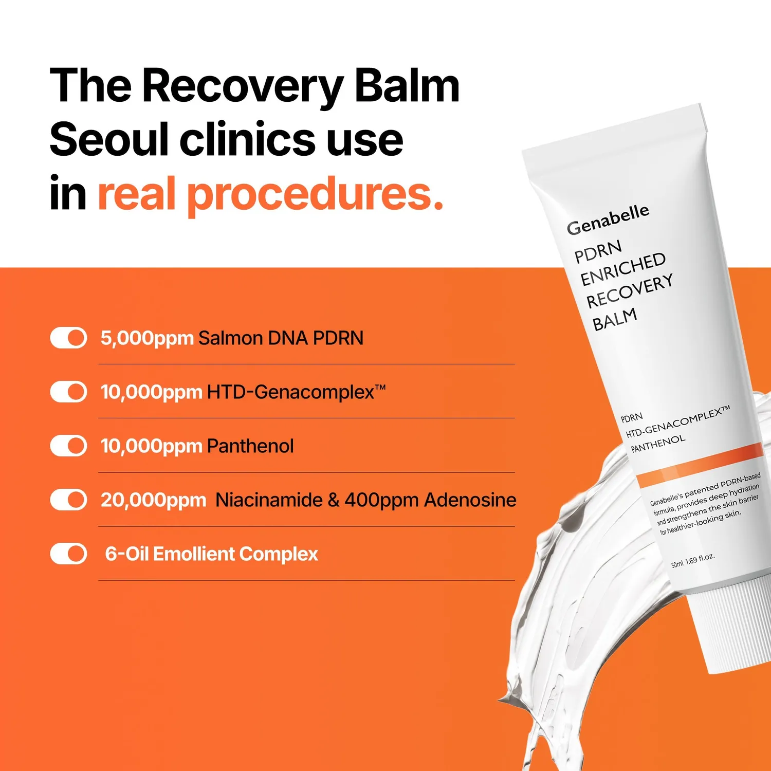 Genabelle PDRN Enriched Recovery Balm baume réparateur