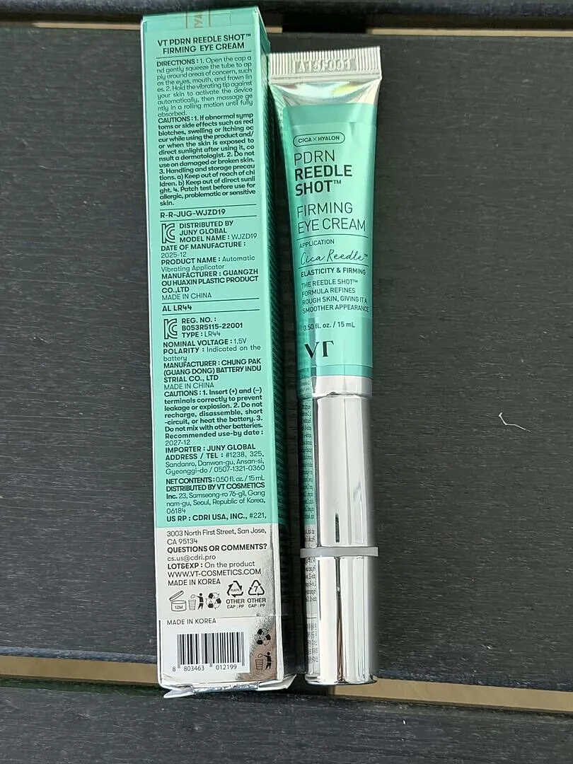 VT PDRN Reedle Shot crème yeux fermeté