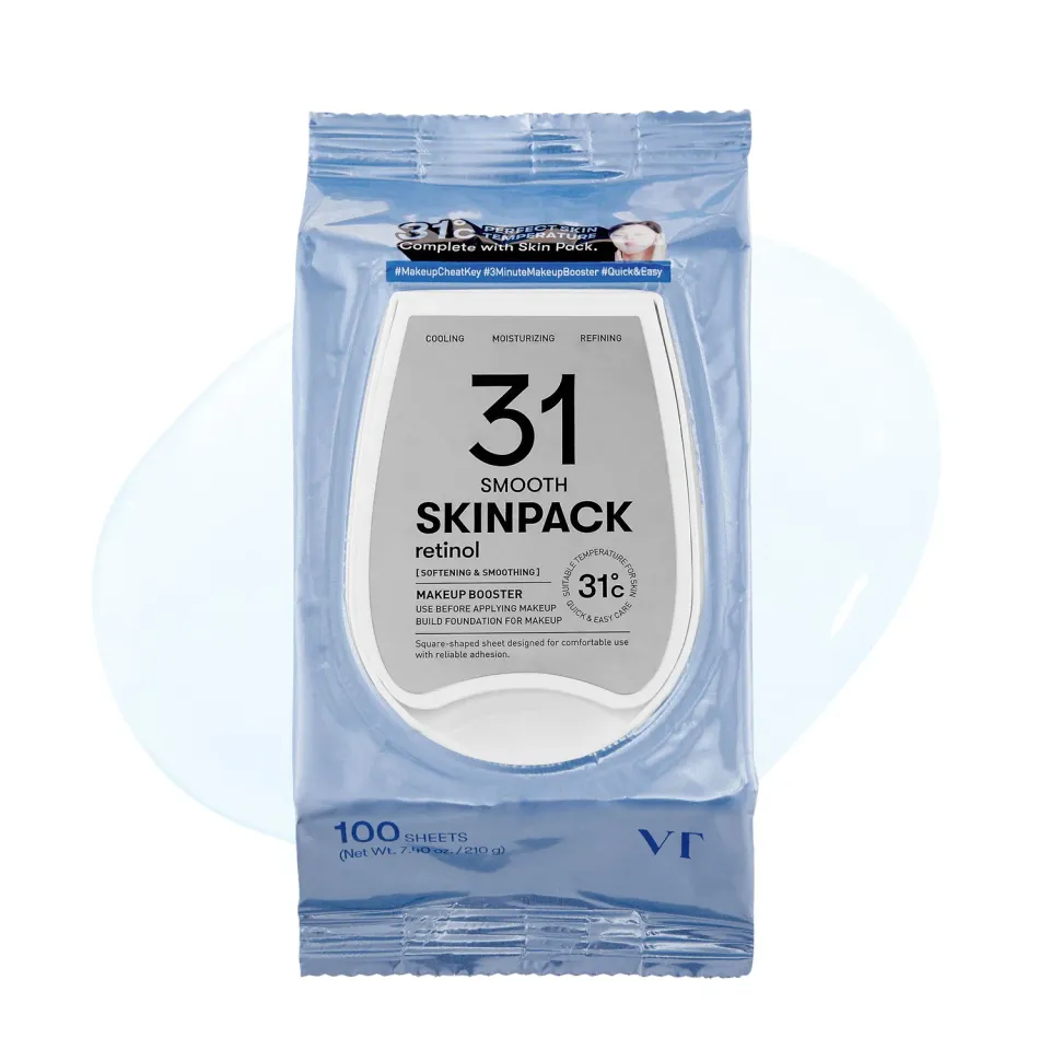 VT Cosmetics Smooth Skin Pack pads visage 100 feuilles pores
