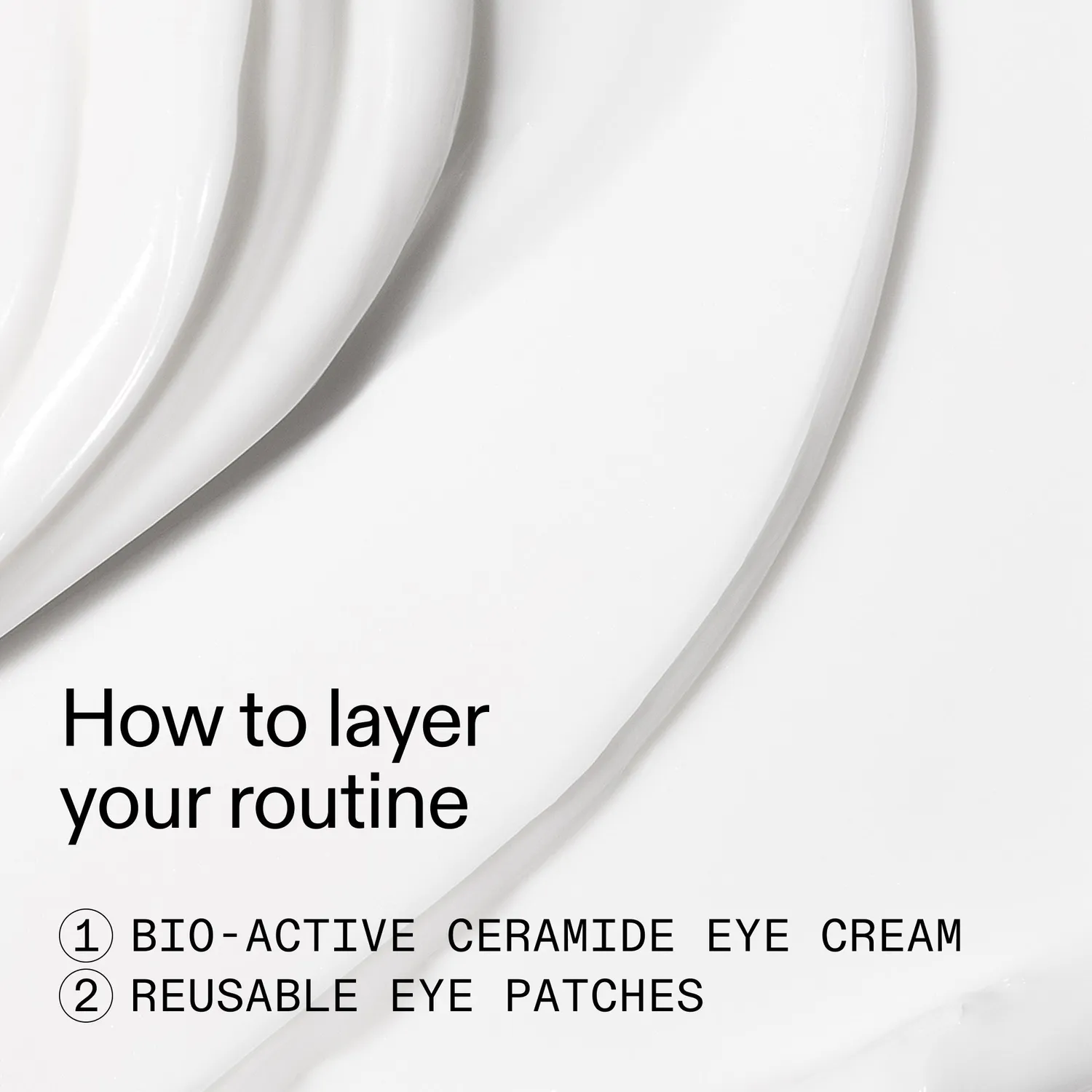 THE INKEY LIST Ceramide Eye Cream duo patchs contour yeux