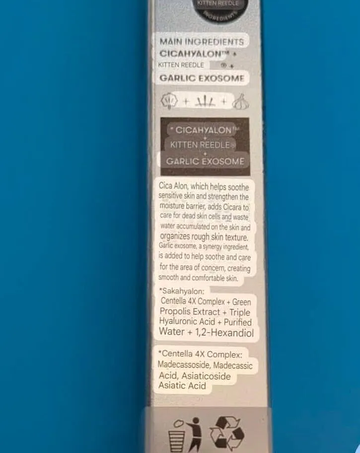 VT Cosmetics Garlic AC Reedle Shot crème boutons ail
