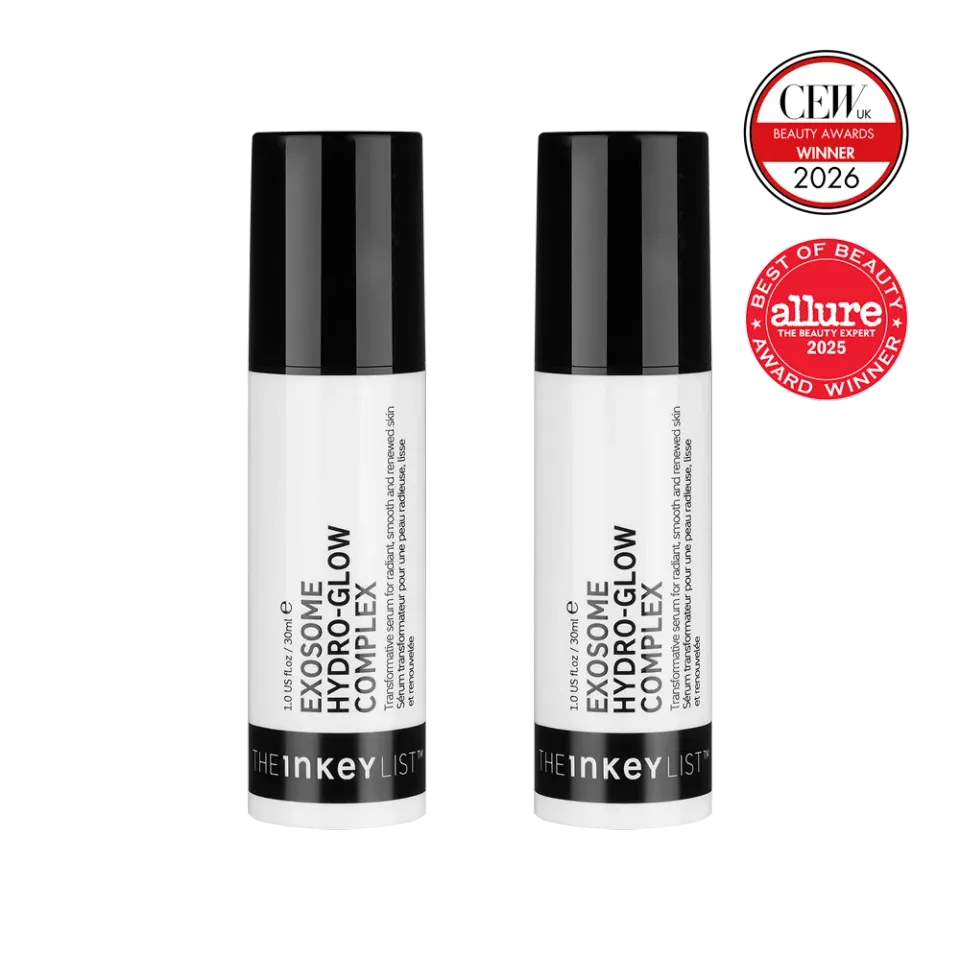 THE INKEY LIST Exosome Hydro-Glow Complex sérum duo éclat