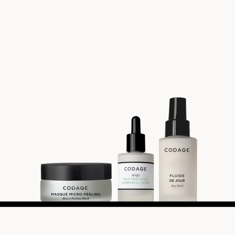 CODAGE Routine Anti-Imperfections coffret 3 soins matifiant