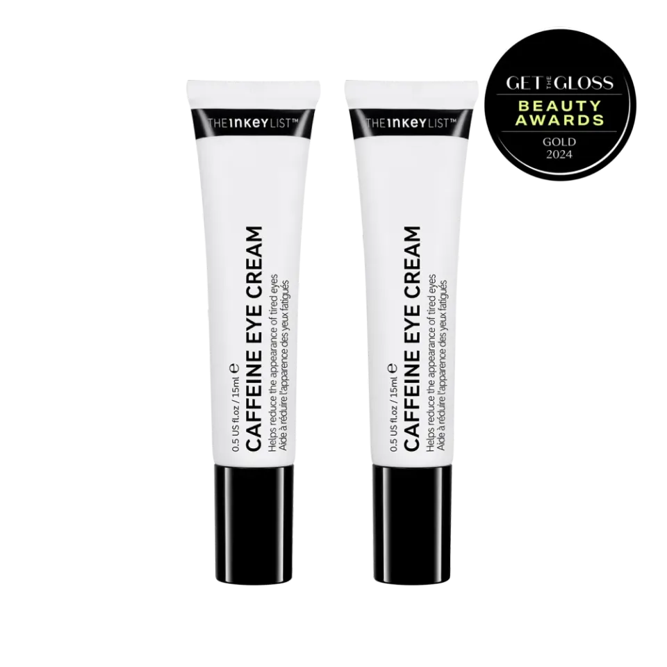 THE INKEY LIST Caffeine Eye Cream Duo contour yeux 2x15ml poches