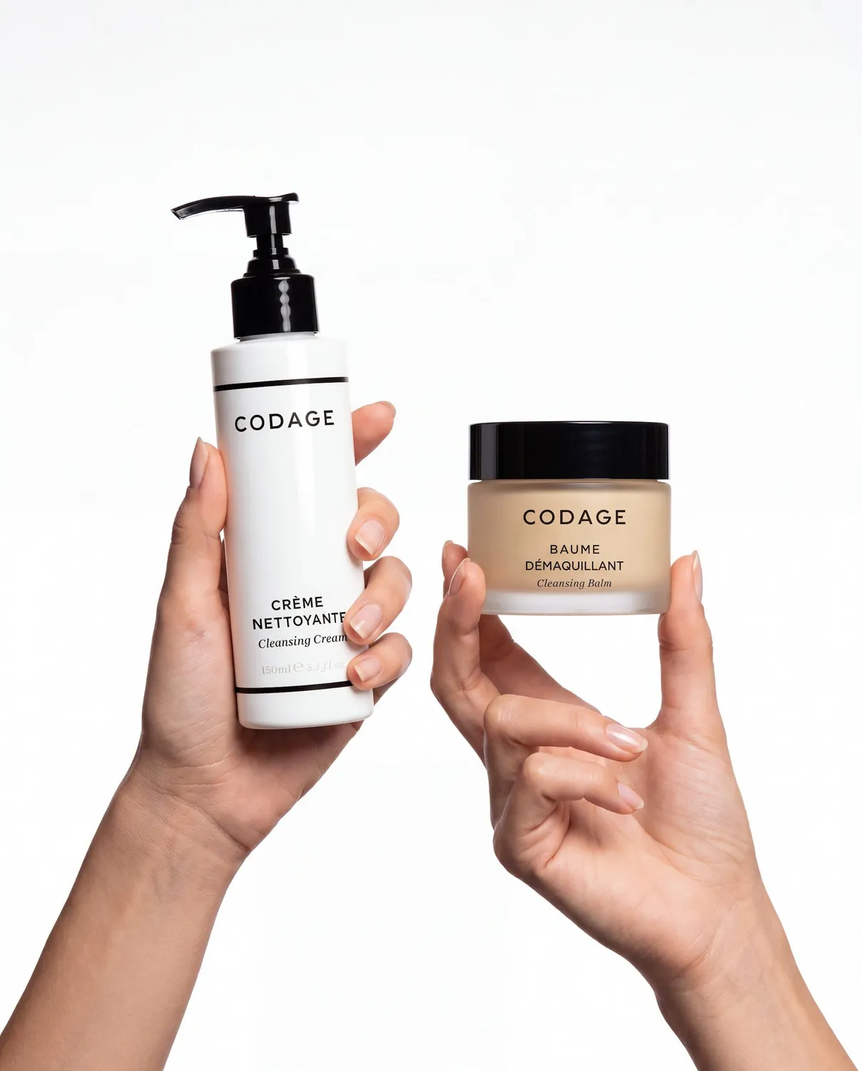 CODAGE Double Nettoyage Nourrissant baume + crème visage