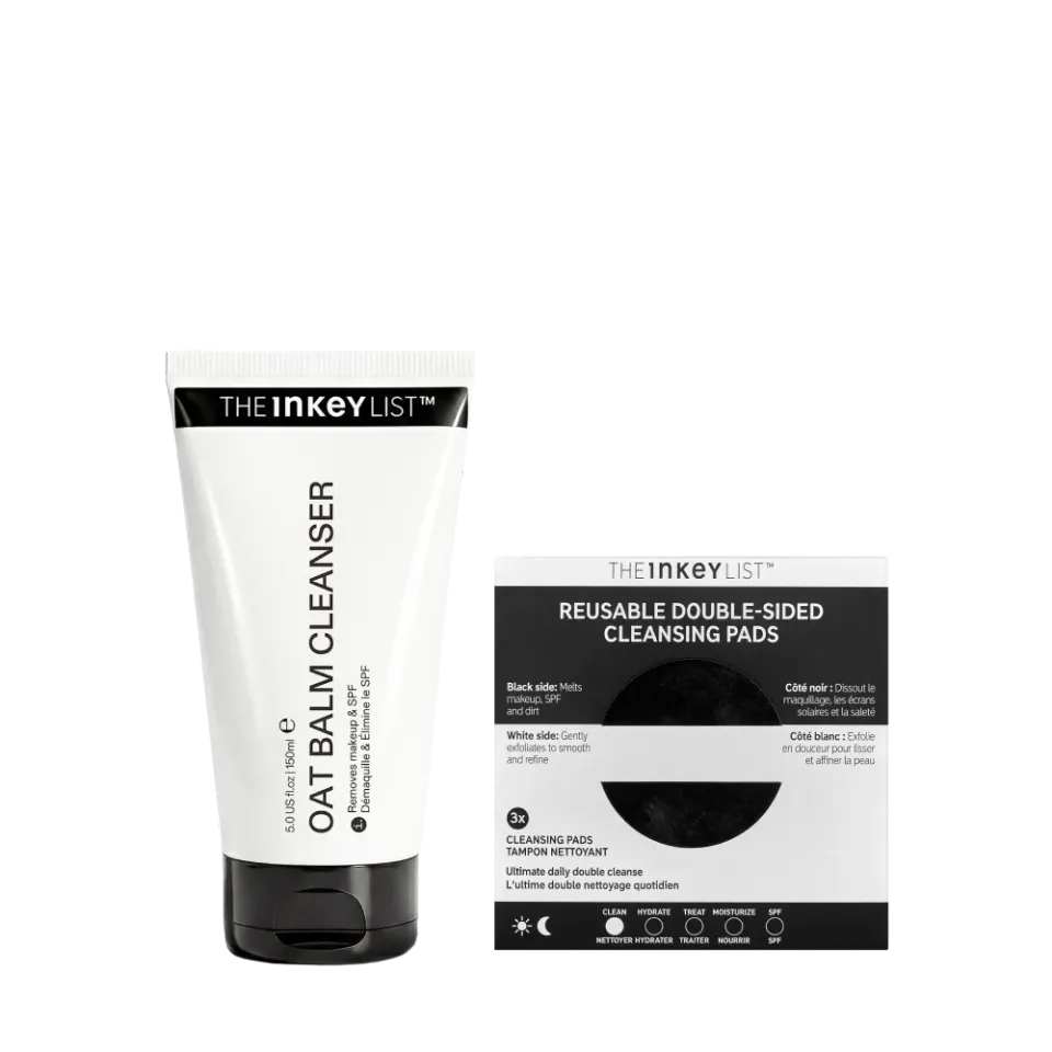 THE INKEY LIST Makeup Removal Duo baume avoine 150ml + pads