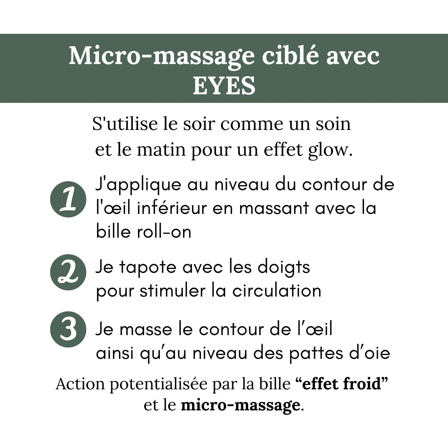 Les Huilettes Eyes Contour des Yeux soin roll-on cernes poches