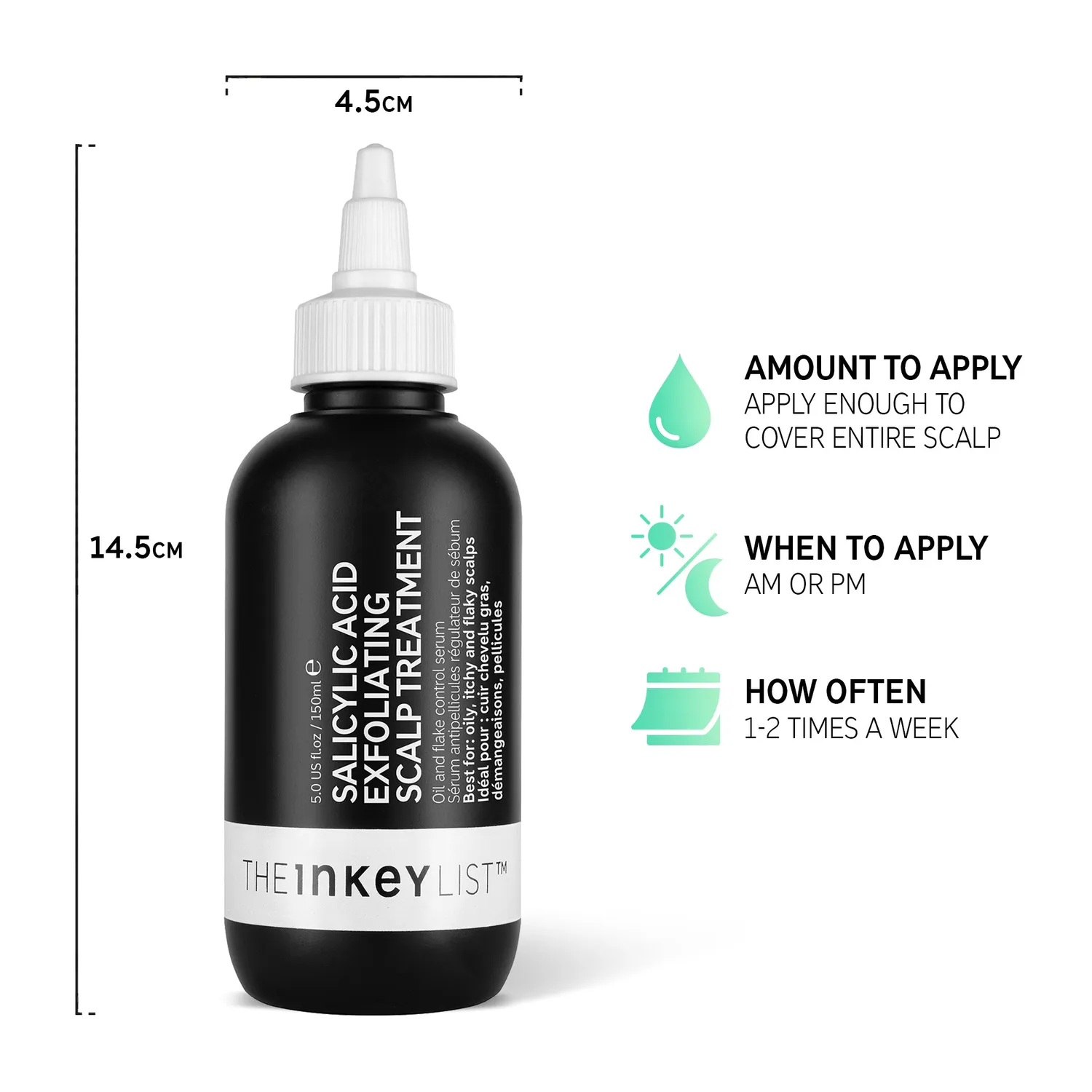 THE INKEY LIST Clean Scalp duo soins cuir chevelu gras