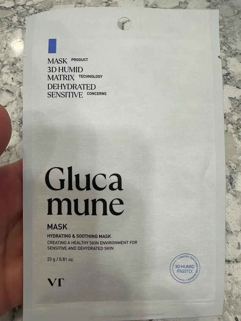 VT Cosmetics Glucamune Mask masque hydratant apaisant x10