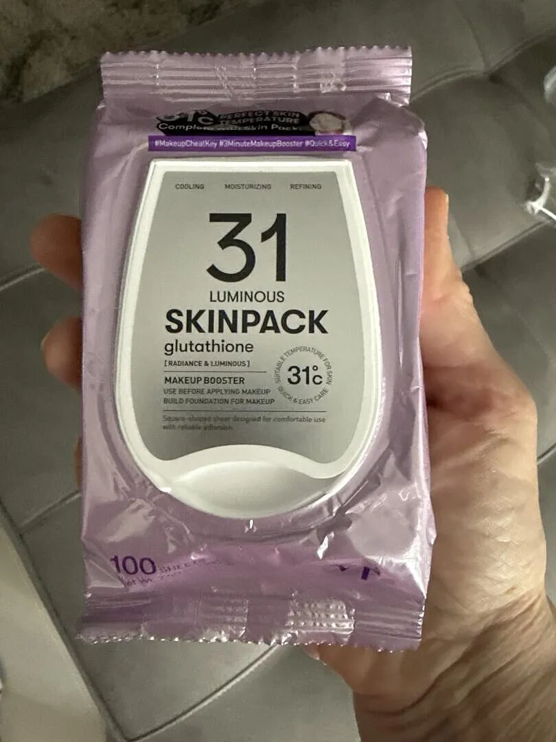 VT Cosmetics Luminous Skin Pack pads visage 100 feuilles éclat