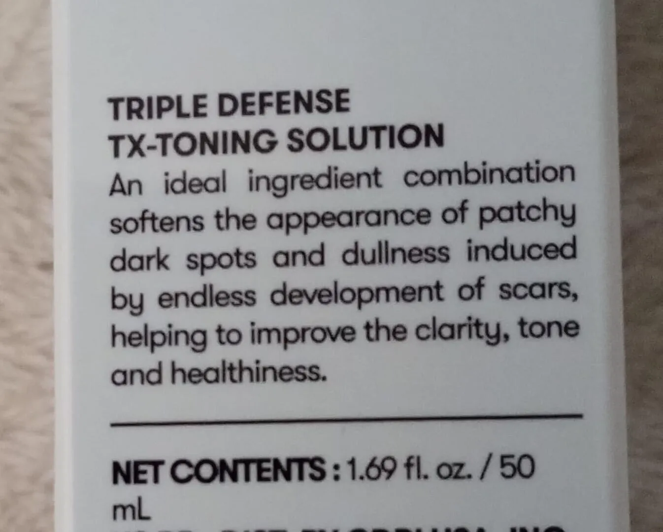 VT TX-Toning Cream crème visage taches