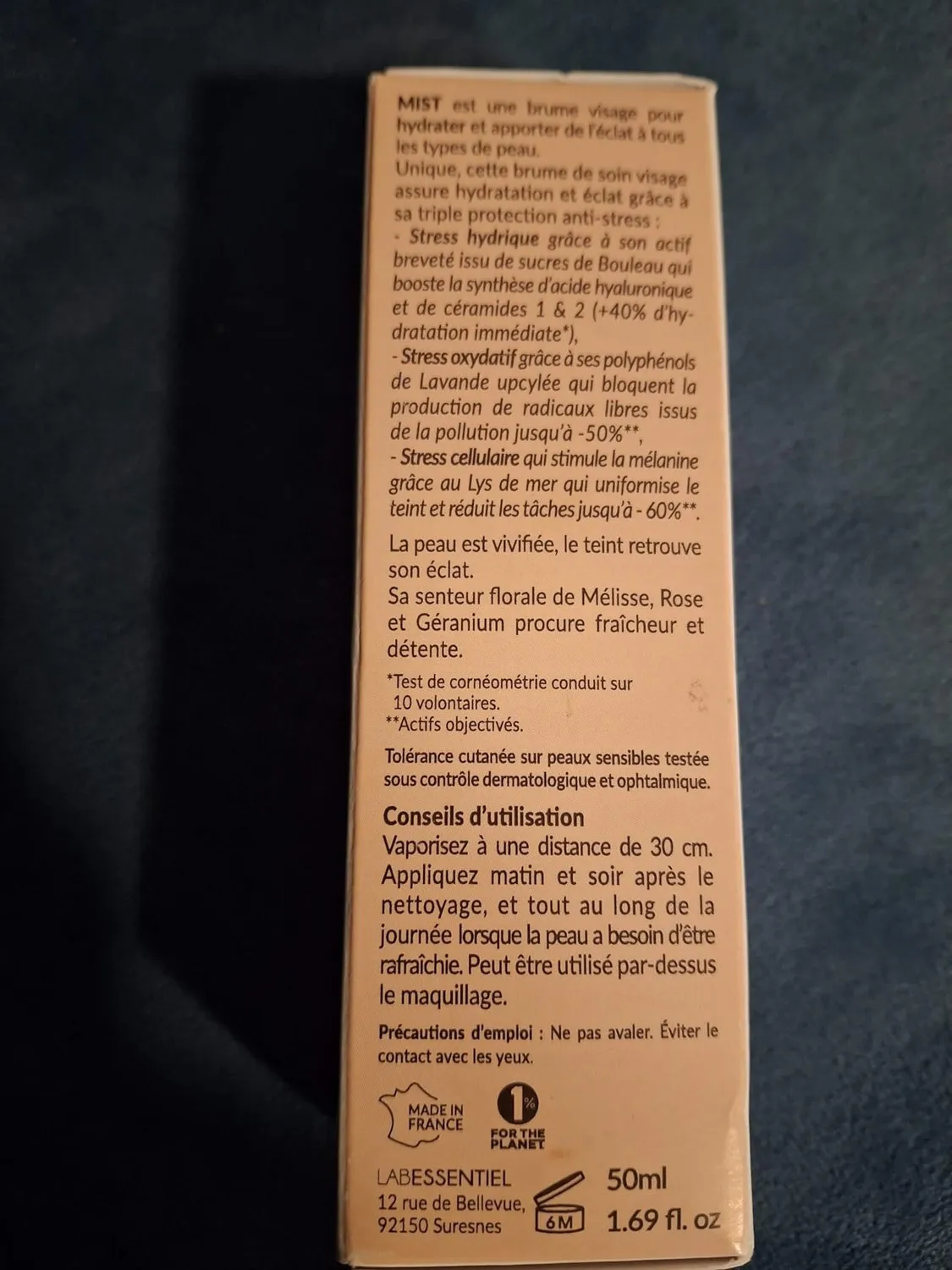 Les Huilettes Brume Éclat Anti-Stress brume visage 50 ml anti-taches