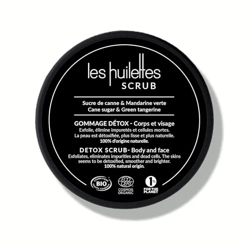 Les Huilettes Scrub gommage sucre visage corps bio