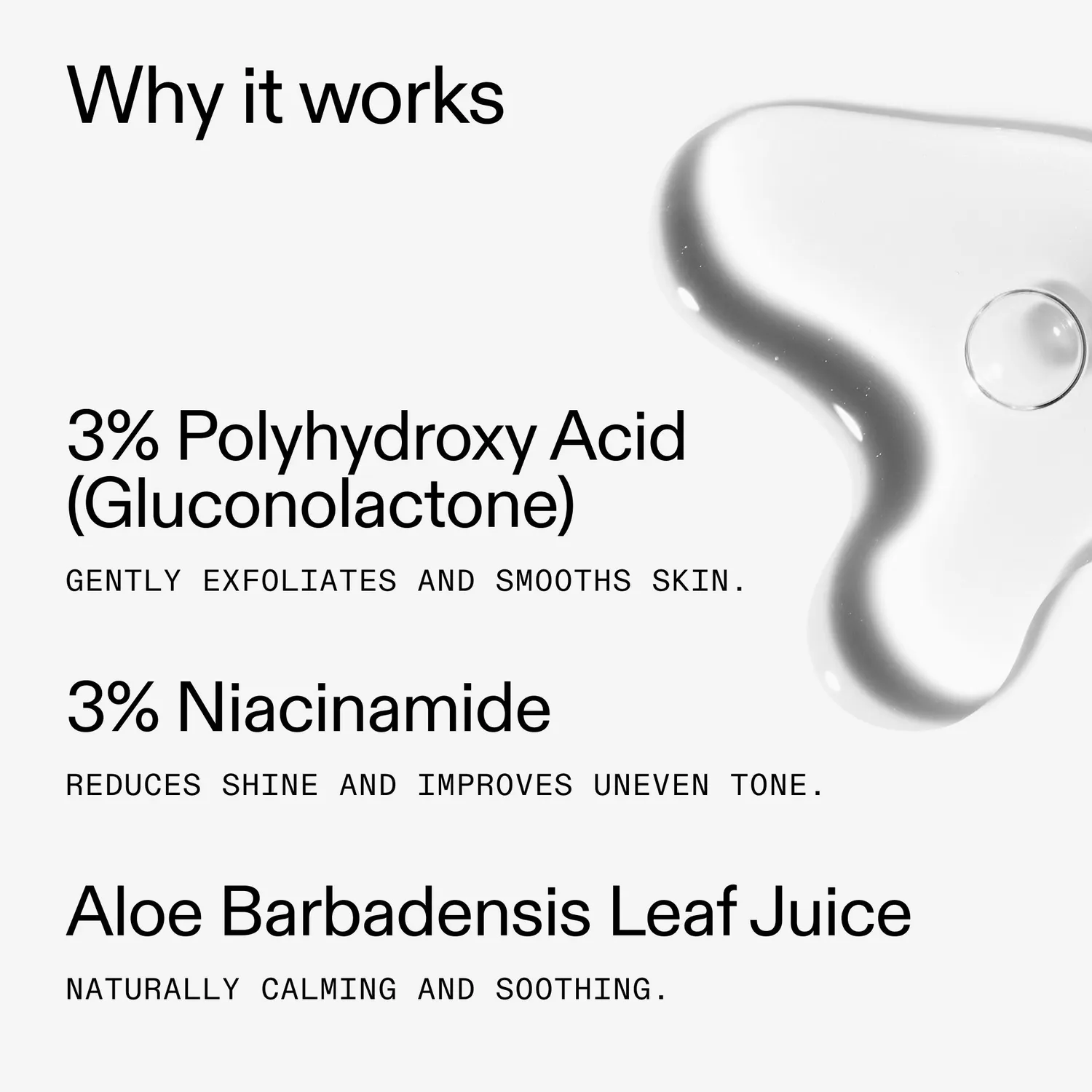THE INKEY LIST PHA Toner tonique exfoliant 100ml peau sensible