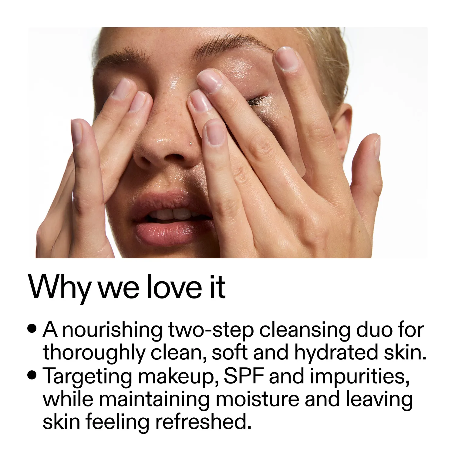 THE INKEY LIST Hydrating Double Cleanse Duo nettoyant visage avoine