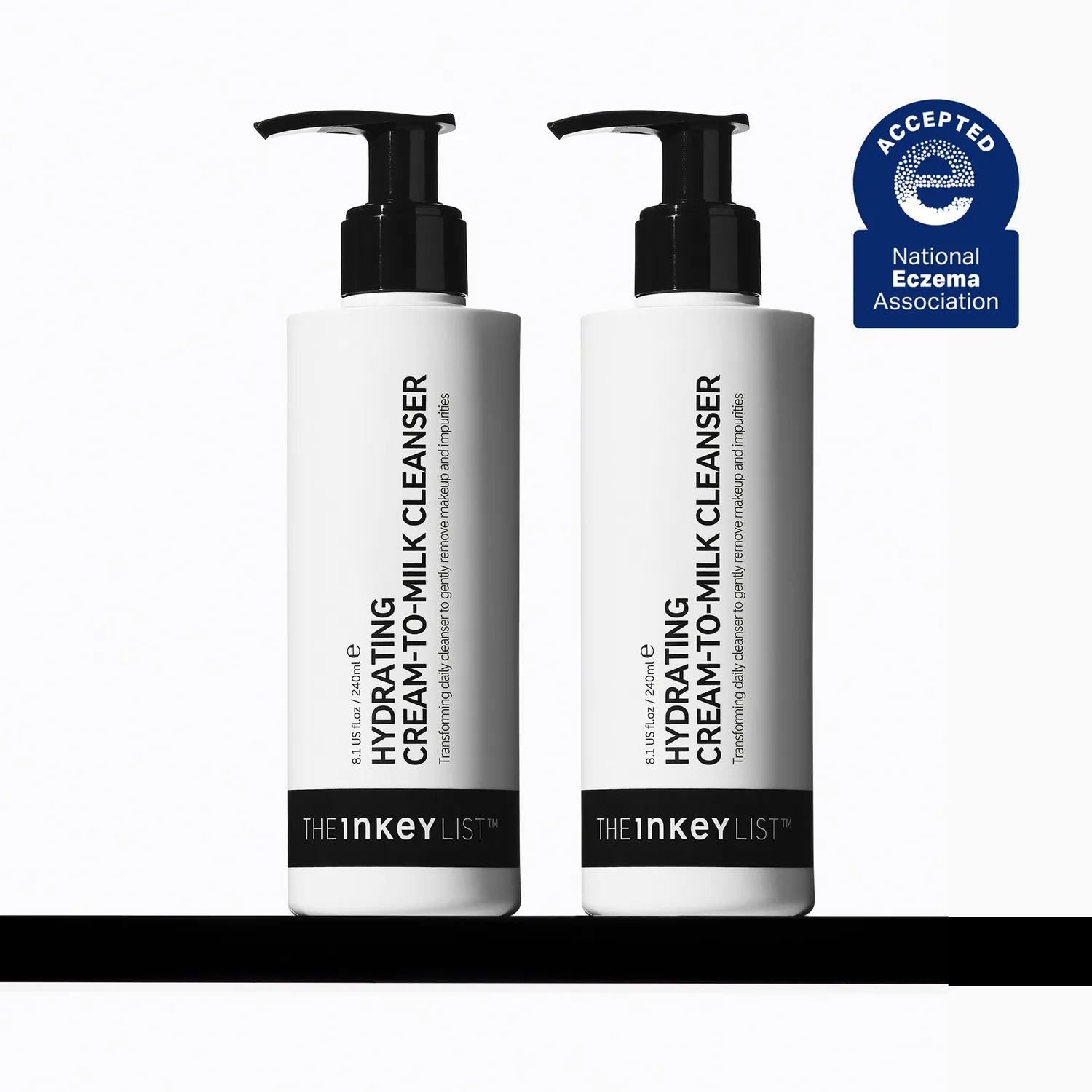 The Inkey List Milk Cleanser duo lait nettoyant hydratant