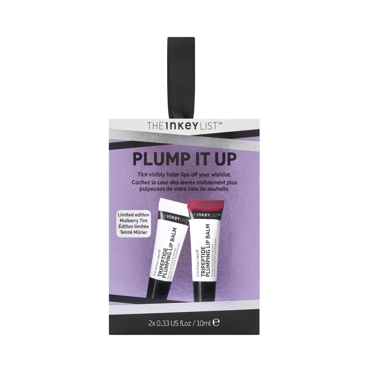 THE INKEY LIST Lip Care duo baumes lèvres repulpant teinté