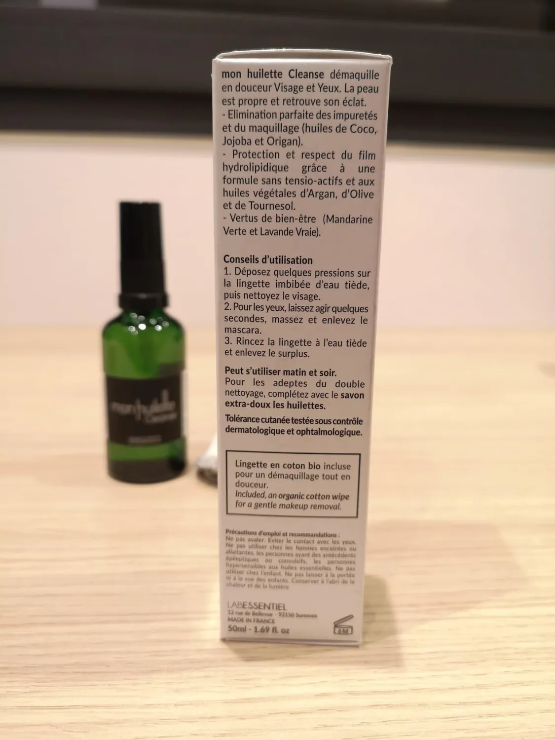 Les Huilettes Cleanse nettoyant démaquillant visage tous types
