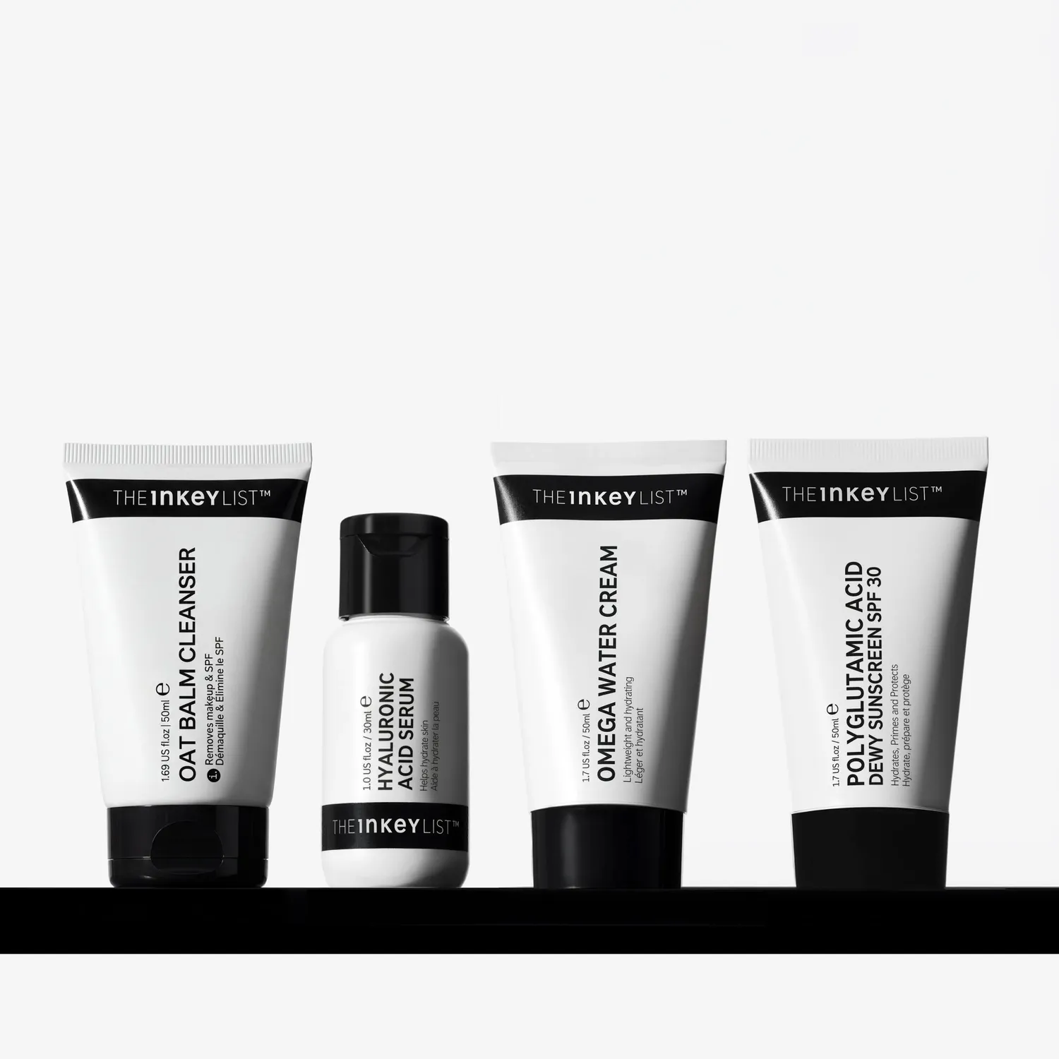 The Inkey List Travel Essentials Routine kit voyage 4 soins