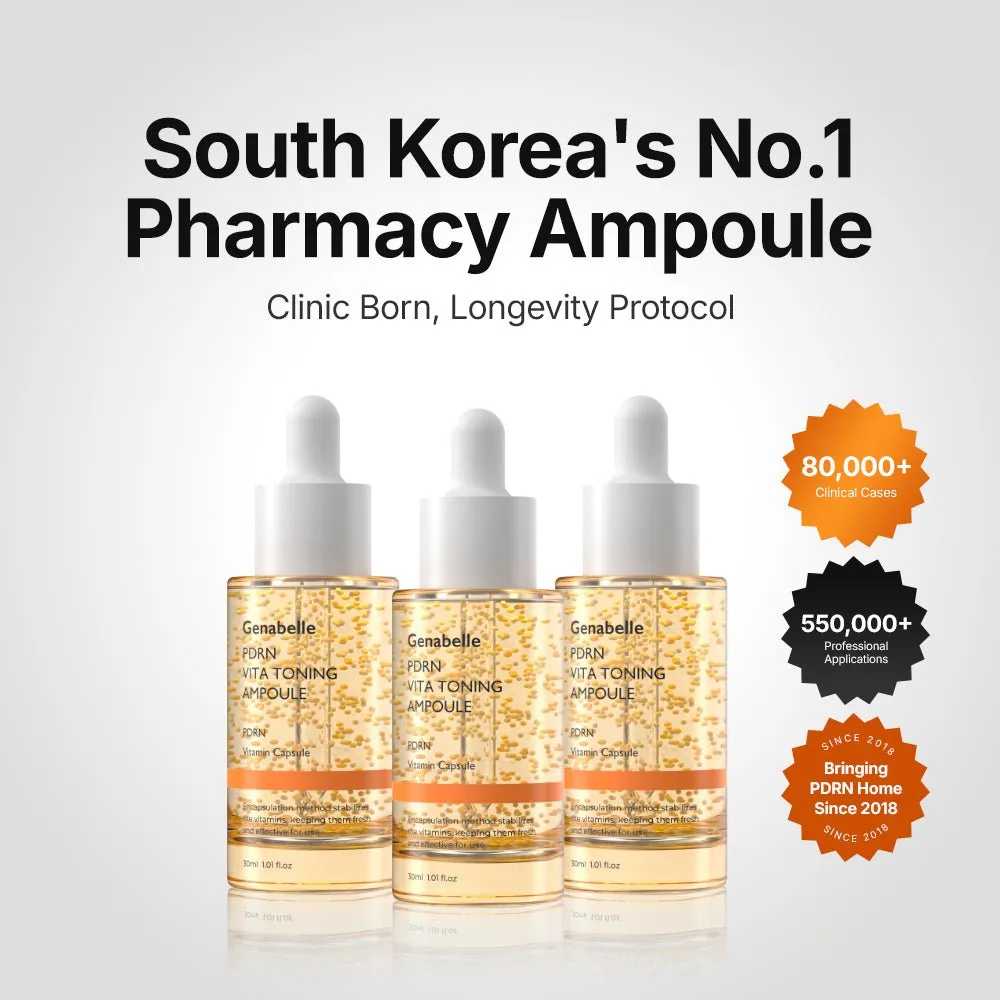Genabelle PDRN Vita Toning Ampoule ampoule 30 ml éclat