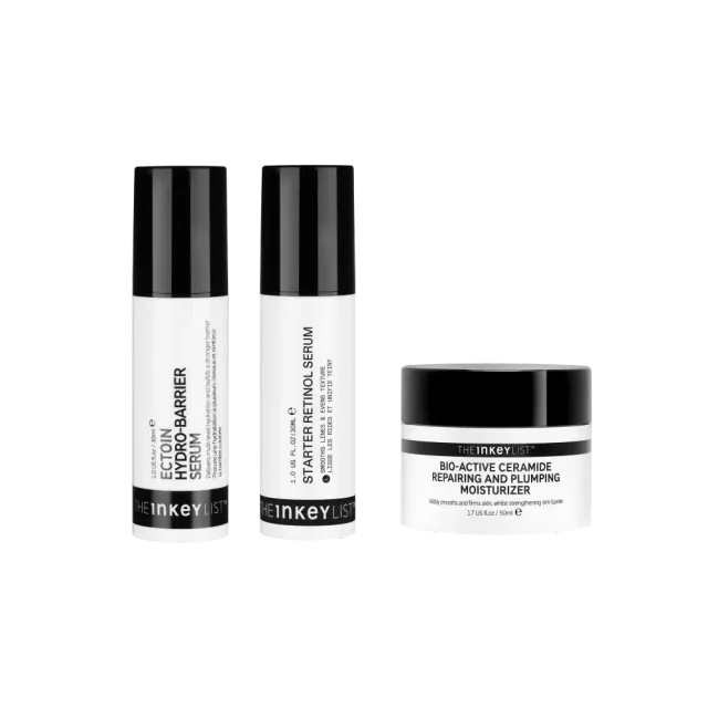 THE INKEY LIST Fine Lines & Wrinkles Trio coffret visage rétinol