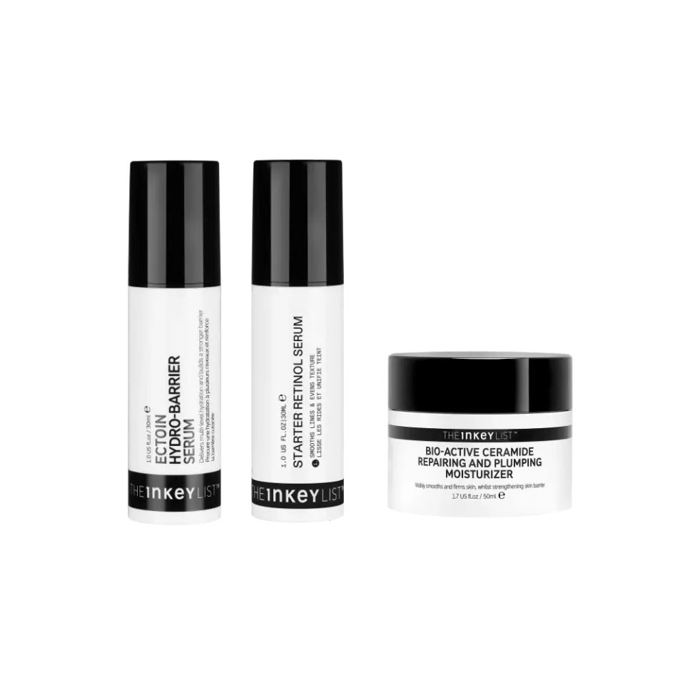 THE INKEY LIST Fine Lines & Wrinkles Trio coffret visage rétinol