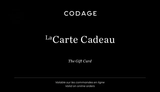 CODAGE E-Carte Cadeau 50 € soin visage en ligne