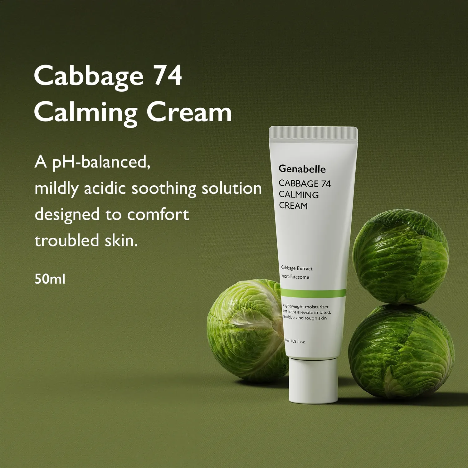 Genabelle Cabbage 74 Calming Cream crème 50ml