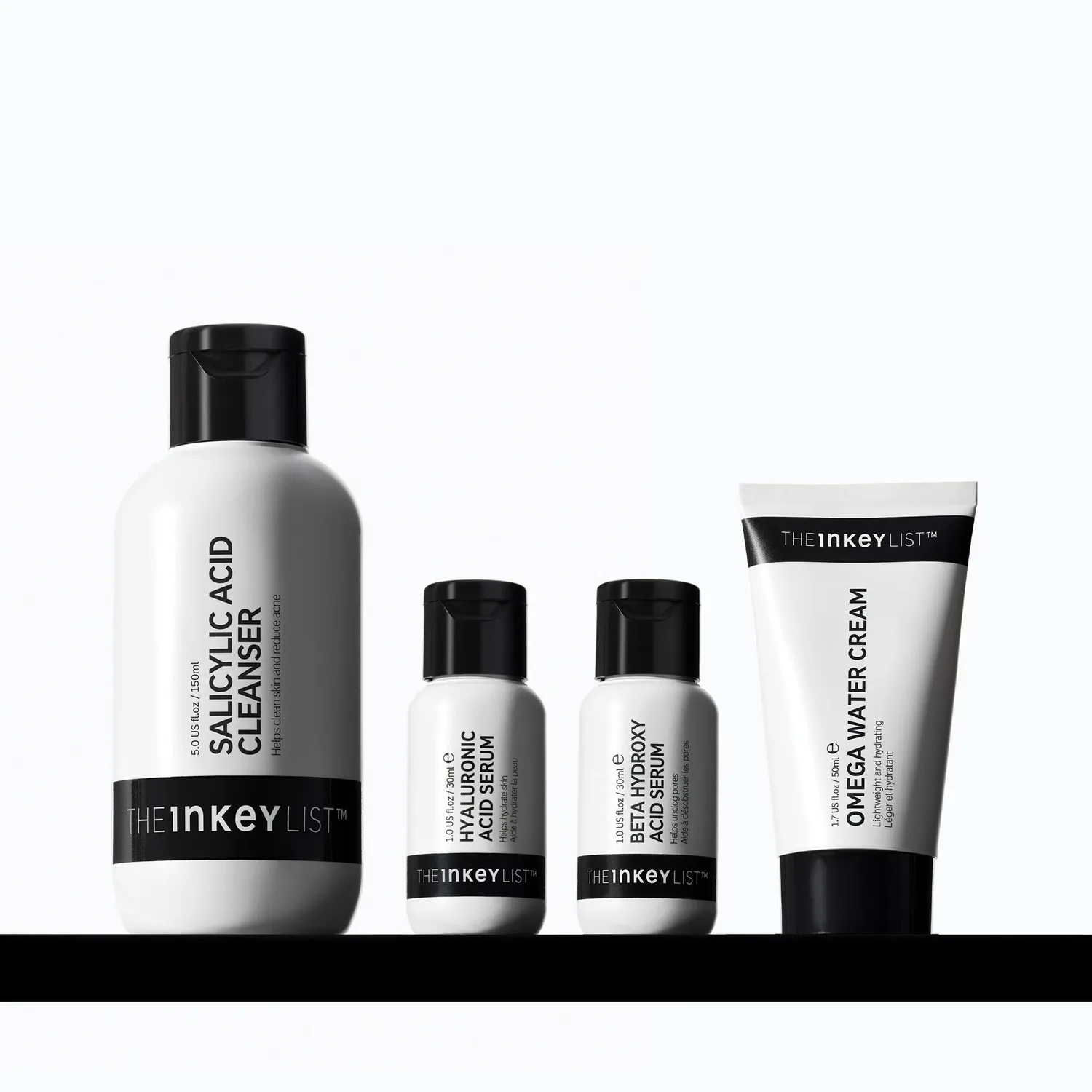 THE INKEY LIST Blackhead Routine anti-points noirs 4 soins
