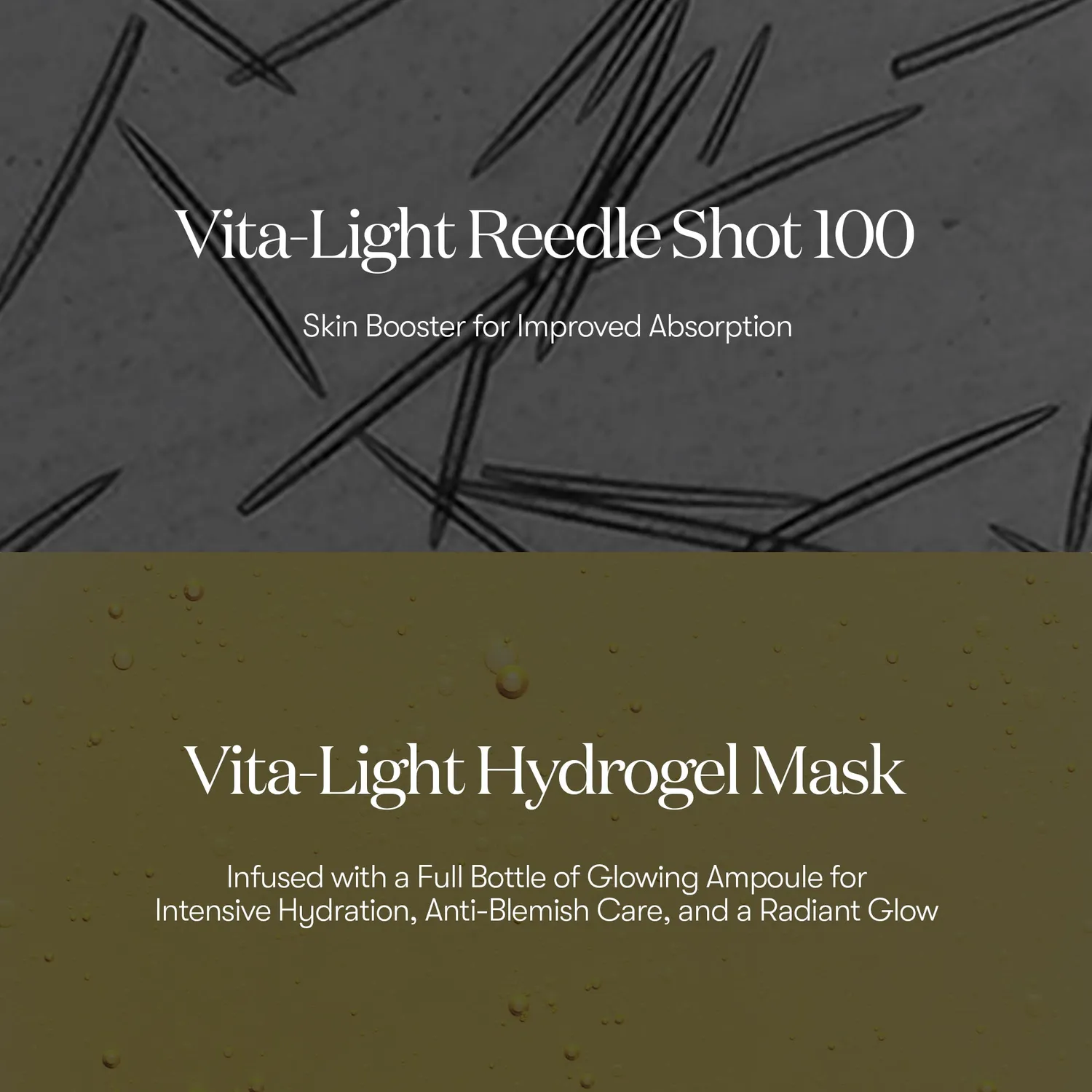 VT Vita-Light Reedle Shot 100 masque hydrogel éclat x4
