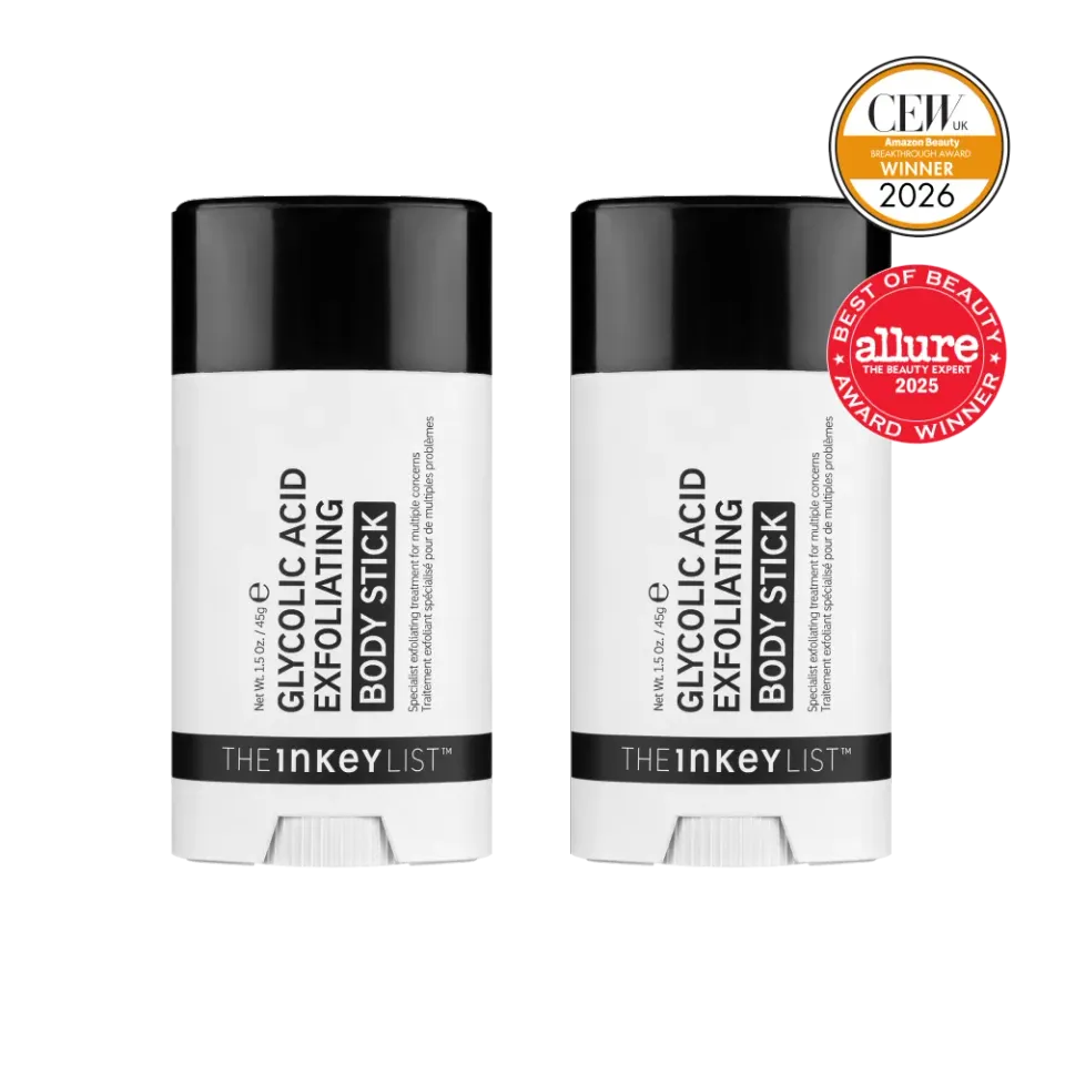 THE INKEY LIST Glycolic Acid duo sticks corps exfoliant