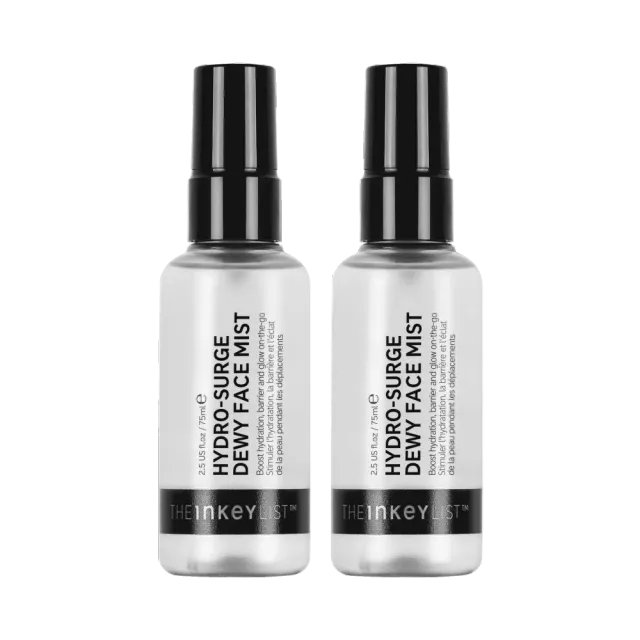 THE INKEY LIST Hydro-Surge brume visage éclatante duo hydratant