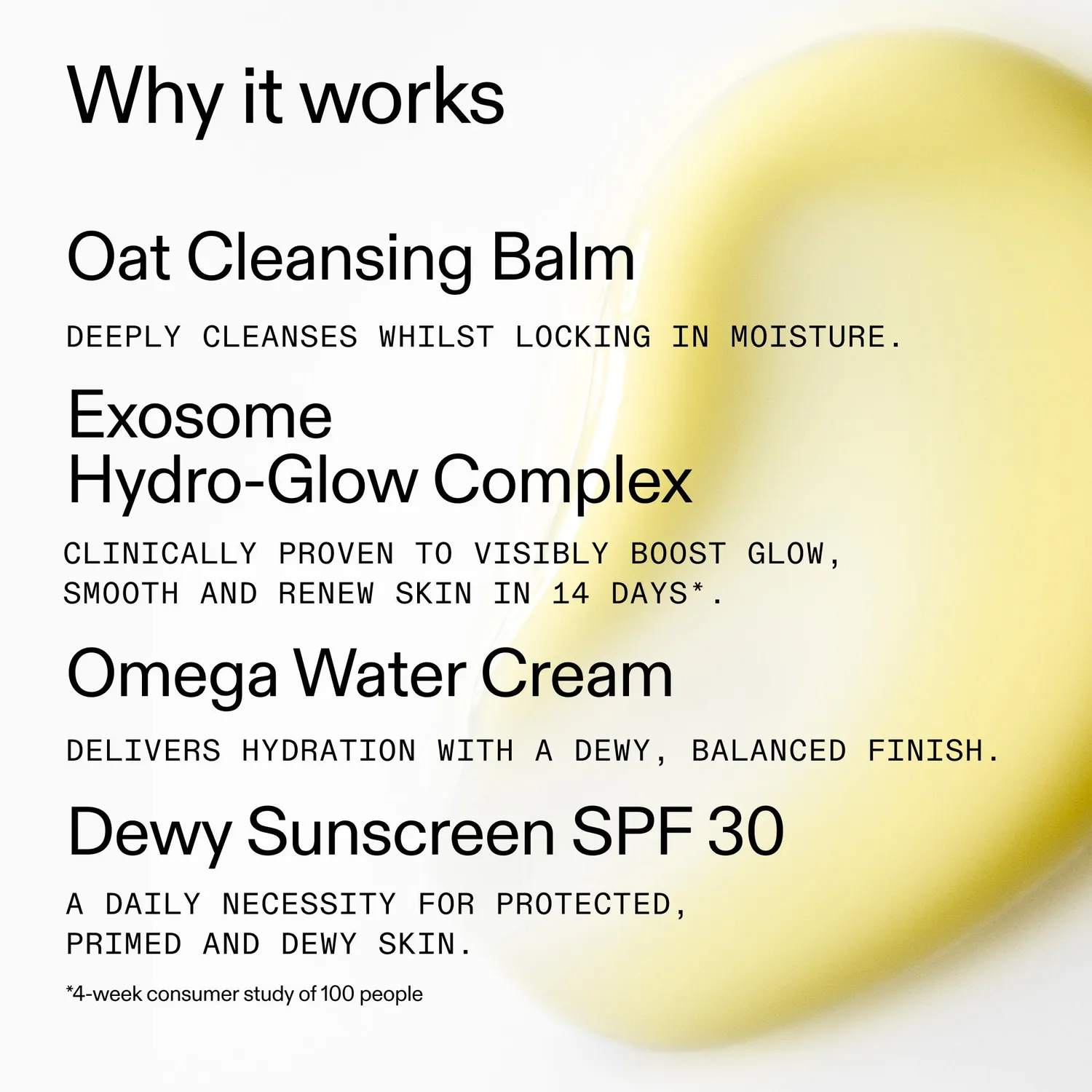 THE INKEY LIST Intro Routine Glow soin visage 4 soins avoine