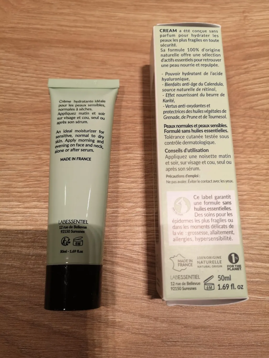 Les Huilettes Émulsion Universelle Cream crème sensible sans parfum