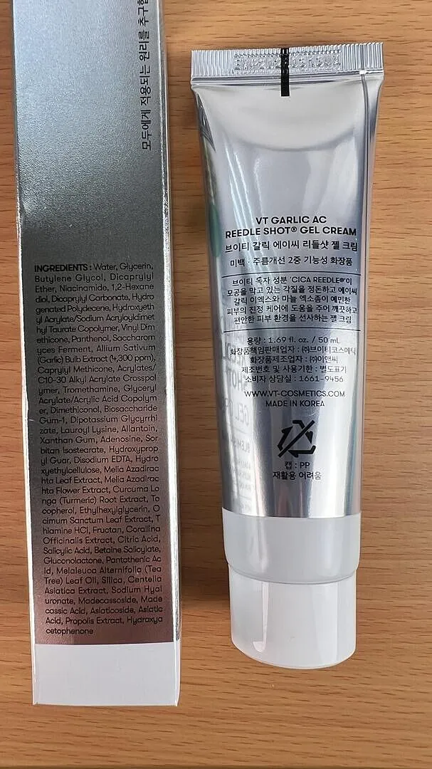 VT Garlic AC Reedle Shot crème gel ail