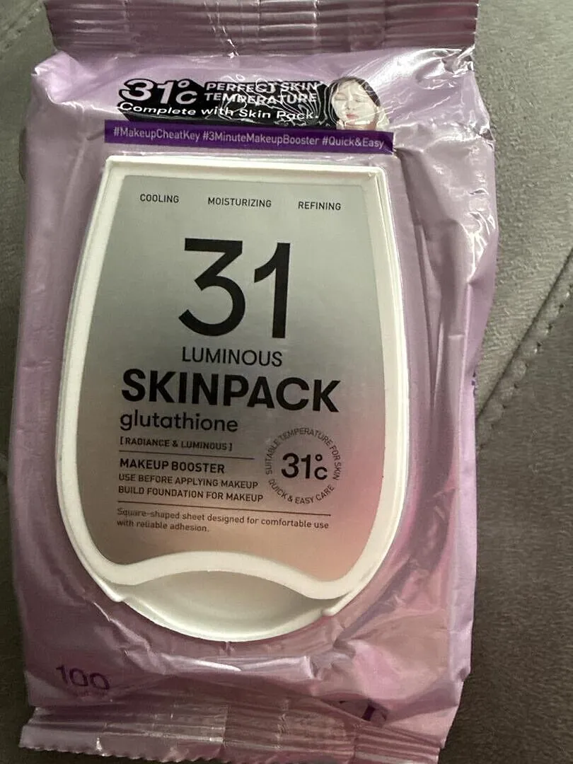 VT Cosmetics Luminous Skin Pack pads visage 100 feuilles éclat