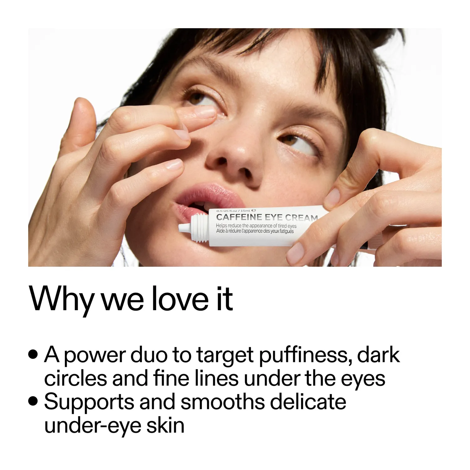 THE INKEY LIST Caffeine Retinol Eye Cream Duo contour yeux 2x15ml poches