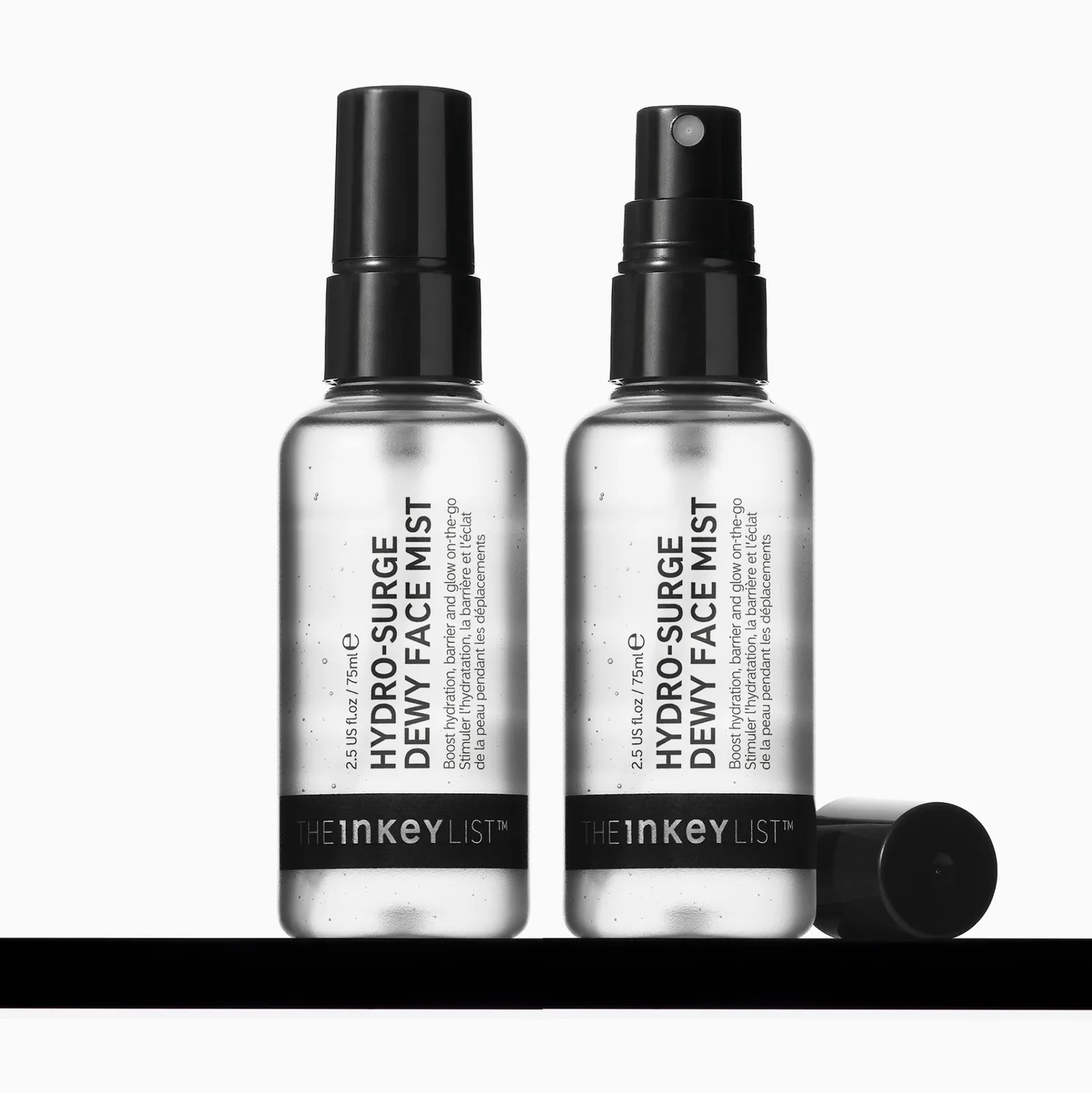 THE INKEY LIST Hydro-Surge brume visage éclatante duo hydratant