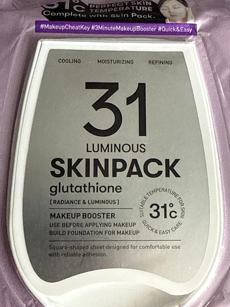 VT Cosmetics Luminous Skin Pack pads visage 100 feuilles éclat