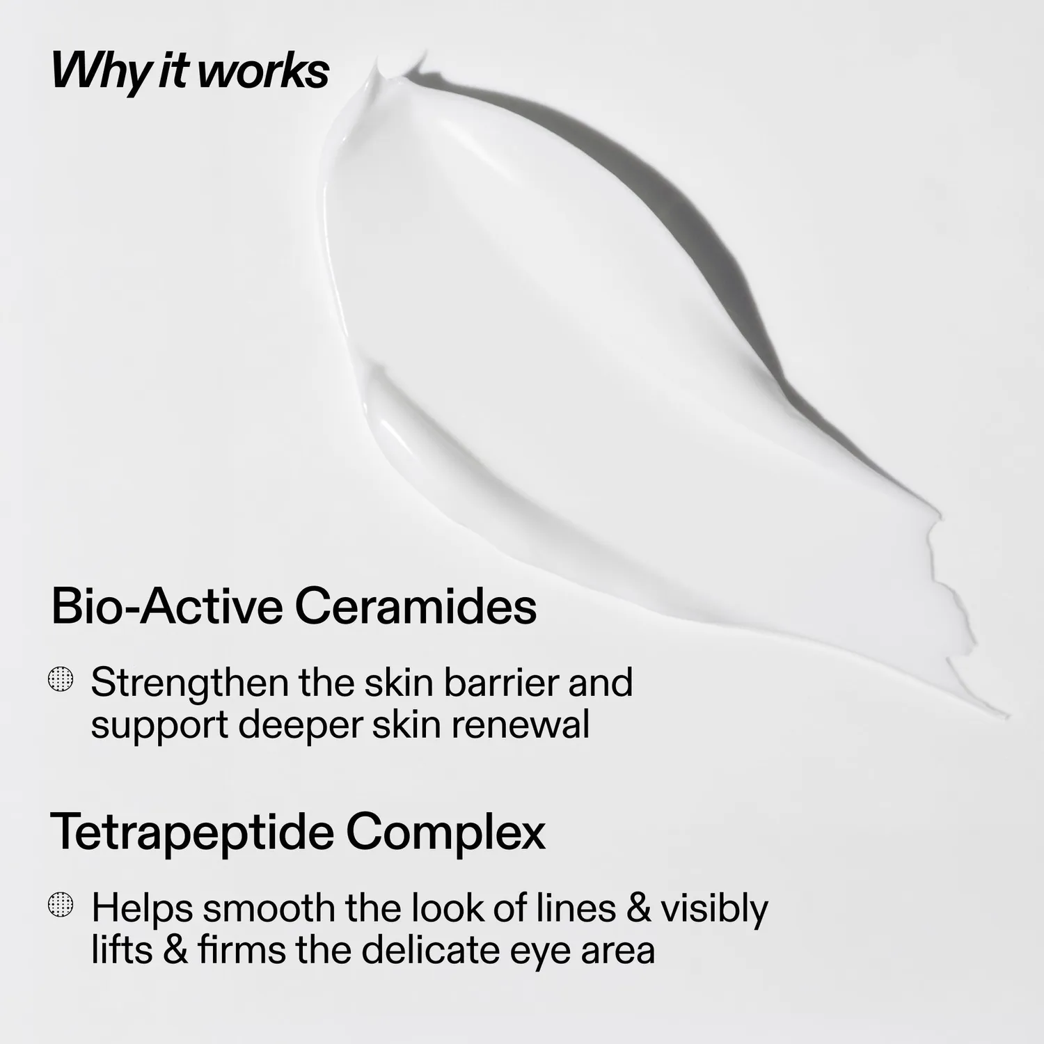 THE INKEY LIST Bio-Active Ceramide crème yeux 18ml céramides