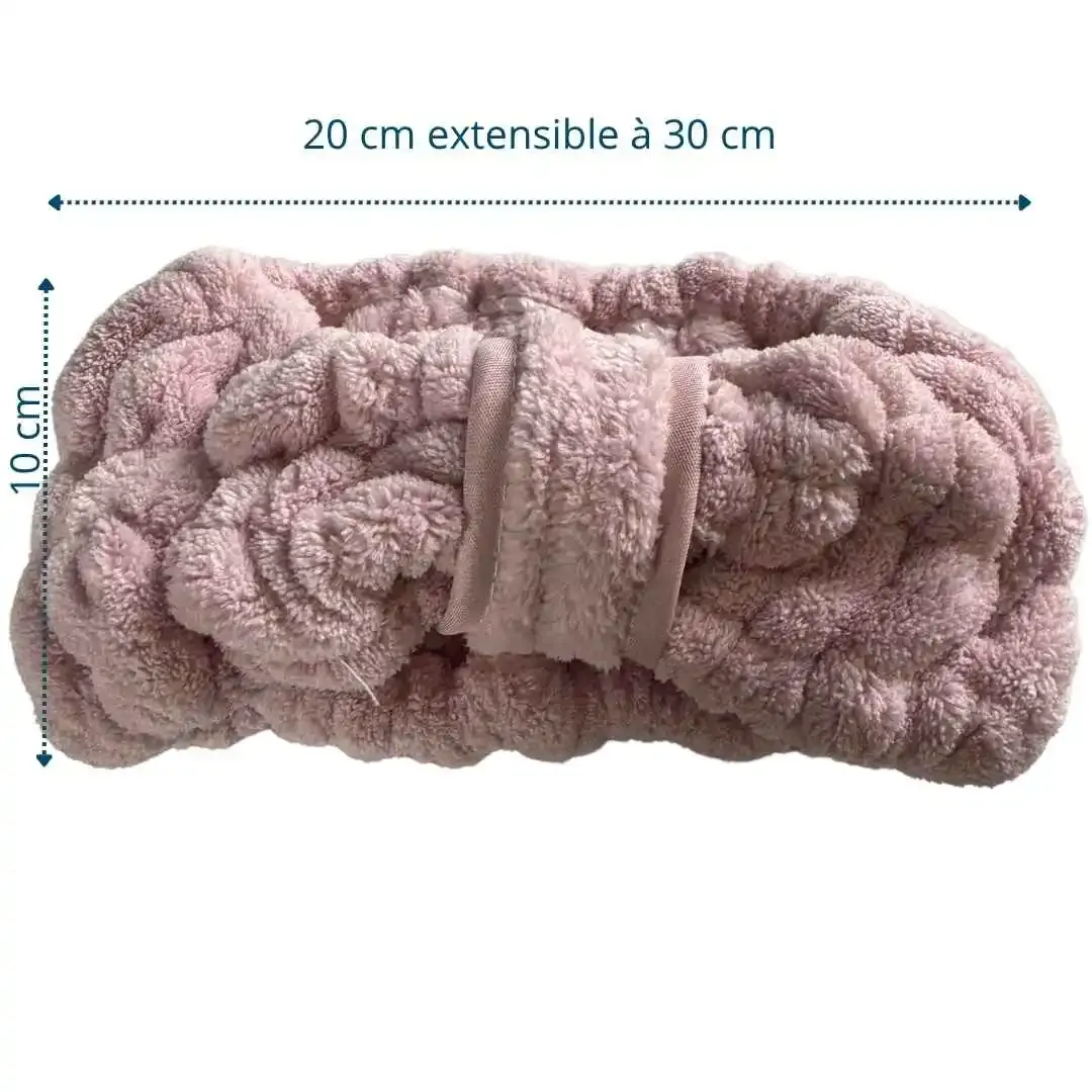 La Bossie Bandeau Démaquillage bandeau cheveux peau sensible