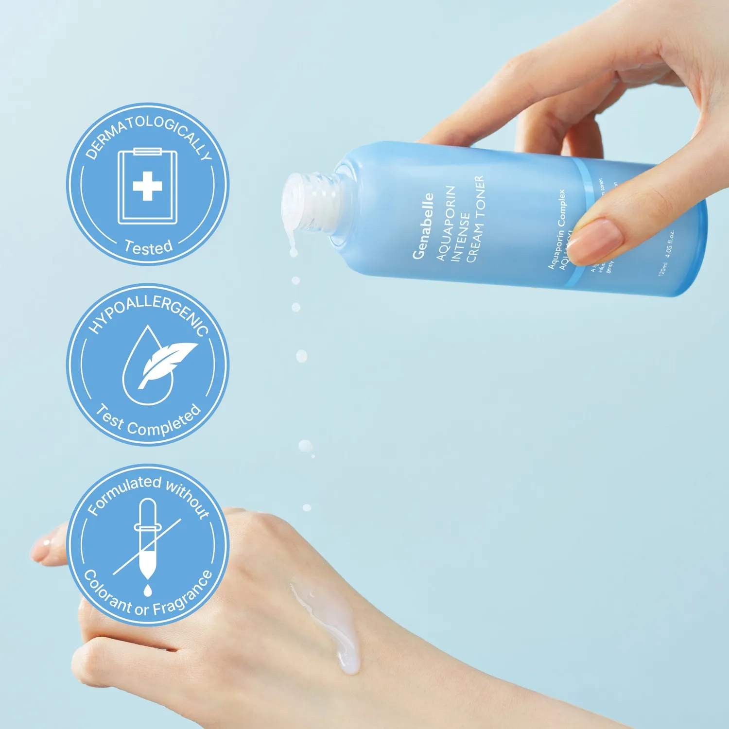 Genabelle Aquaporin toner crème 120ml céramides