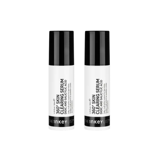 The Inkey List 360 Skin Clearing Serum Duo sérum boutons