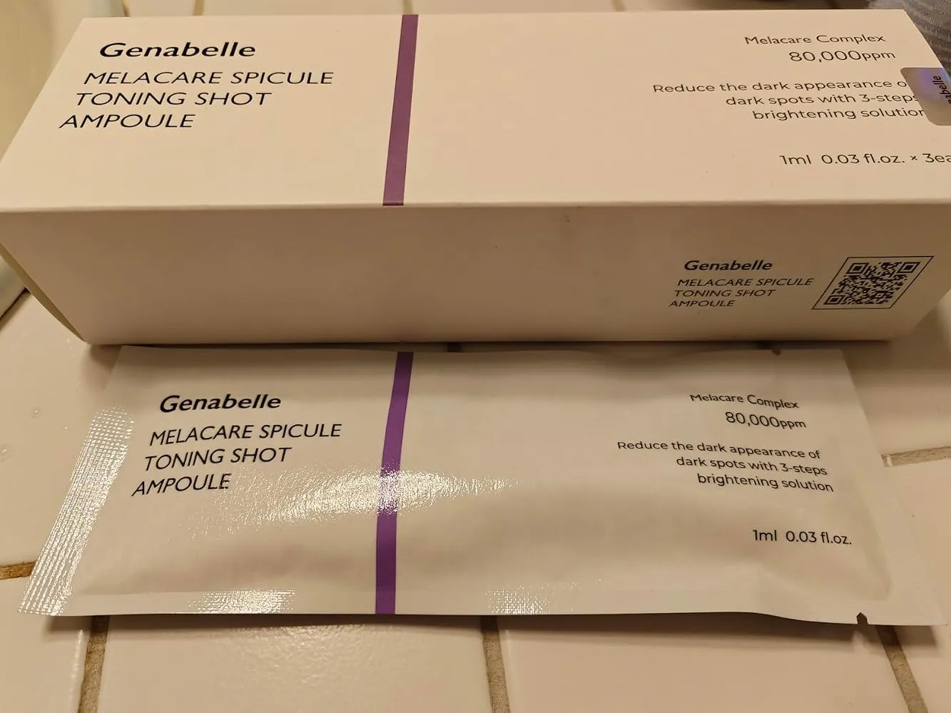 Genabelle Melacare Spicule Toning Shot ampoule 3x1ml