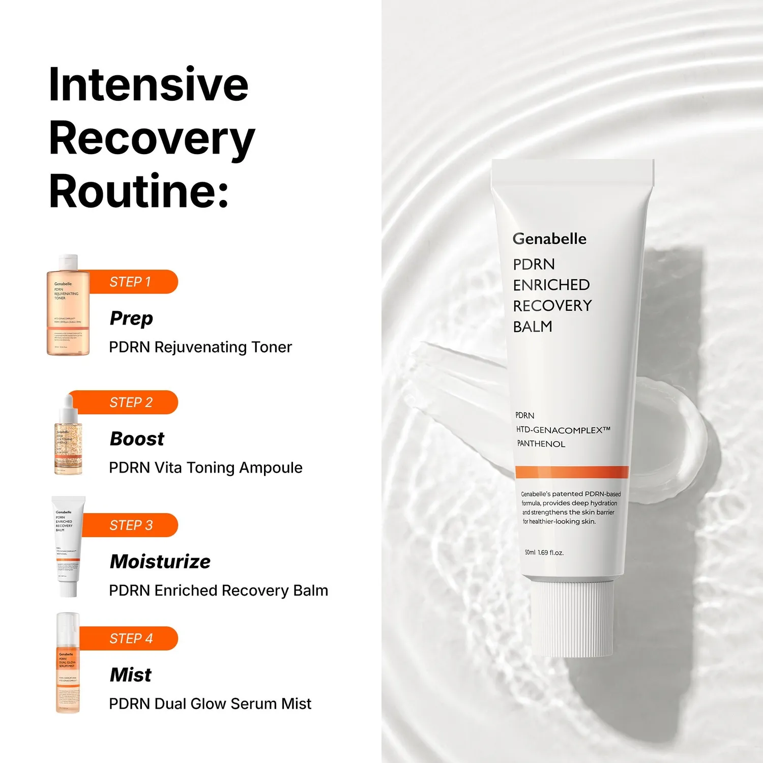 Genabelle PDRN Enriched Recovery Balm baume réparateur