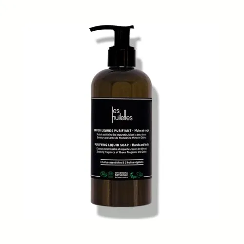 Les Huilettes Lab Essentiel savon liquide mains corps exfoliant