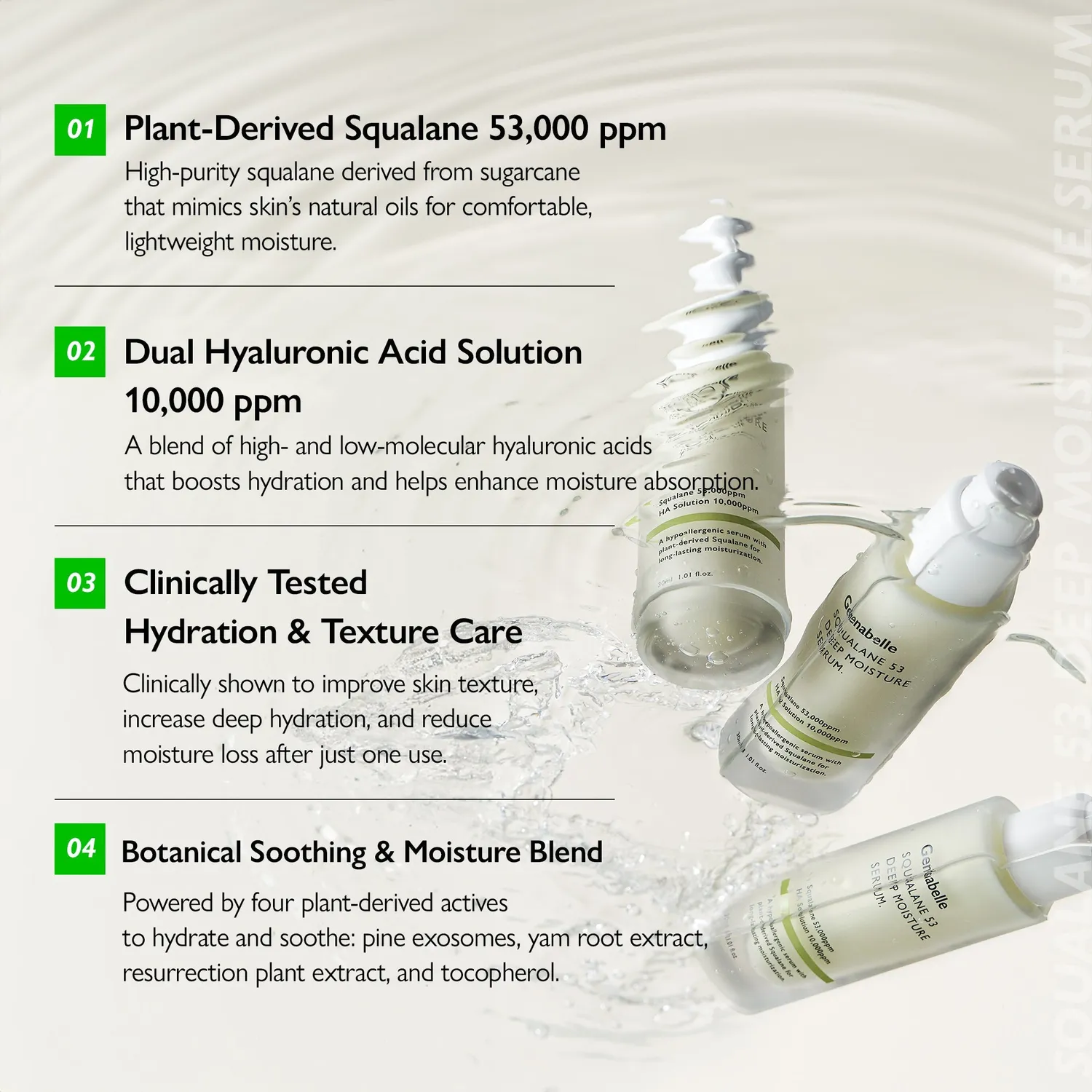 Genabelle Phytology Squalane 53 sérum 30ml hydratant