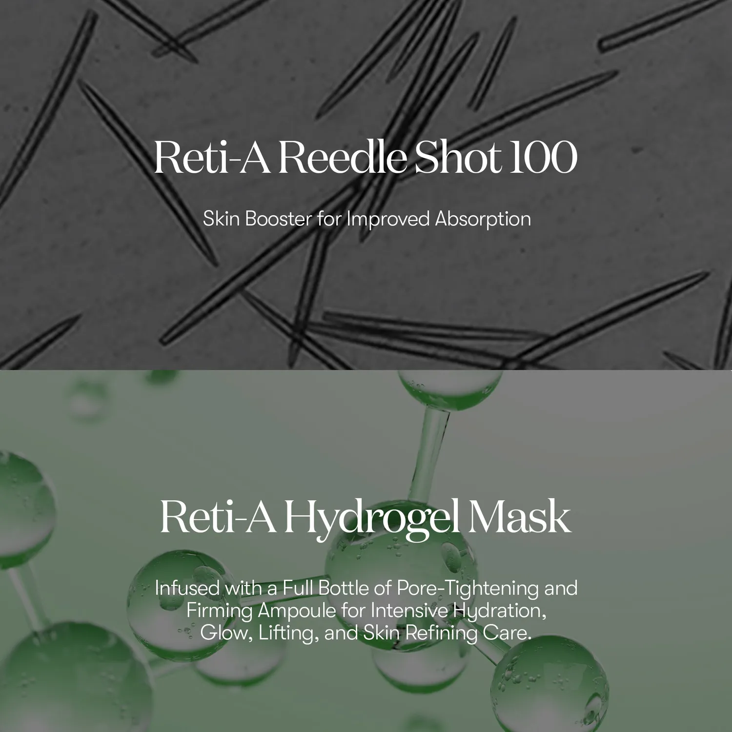 VT Cosmetics Reti-A Reedle Shot masque hydrogel 4x