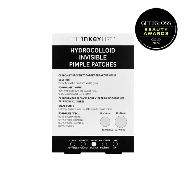 THE INKEY LIST Patchs hydrocolloïde anti-boutons invisibles
