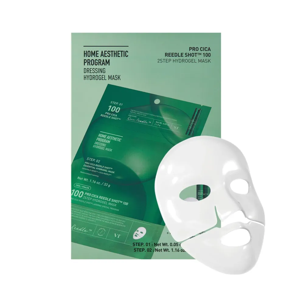 VT Cosmetics Reedle Shot 100 masque hydrogel 4 pièces apaisant